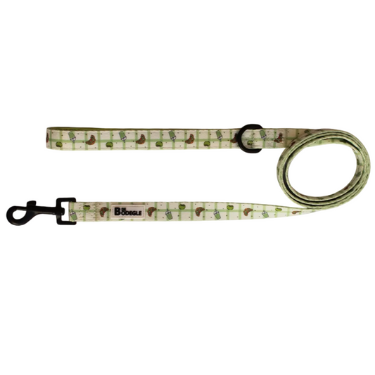 Correa para perro Picnic Matcha, vista completa