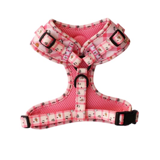 Arnés ajustable para perro Picnic Café, vista trasera